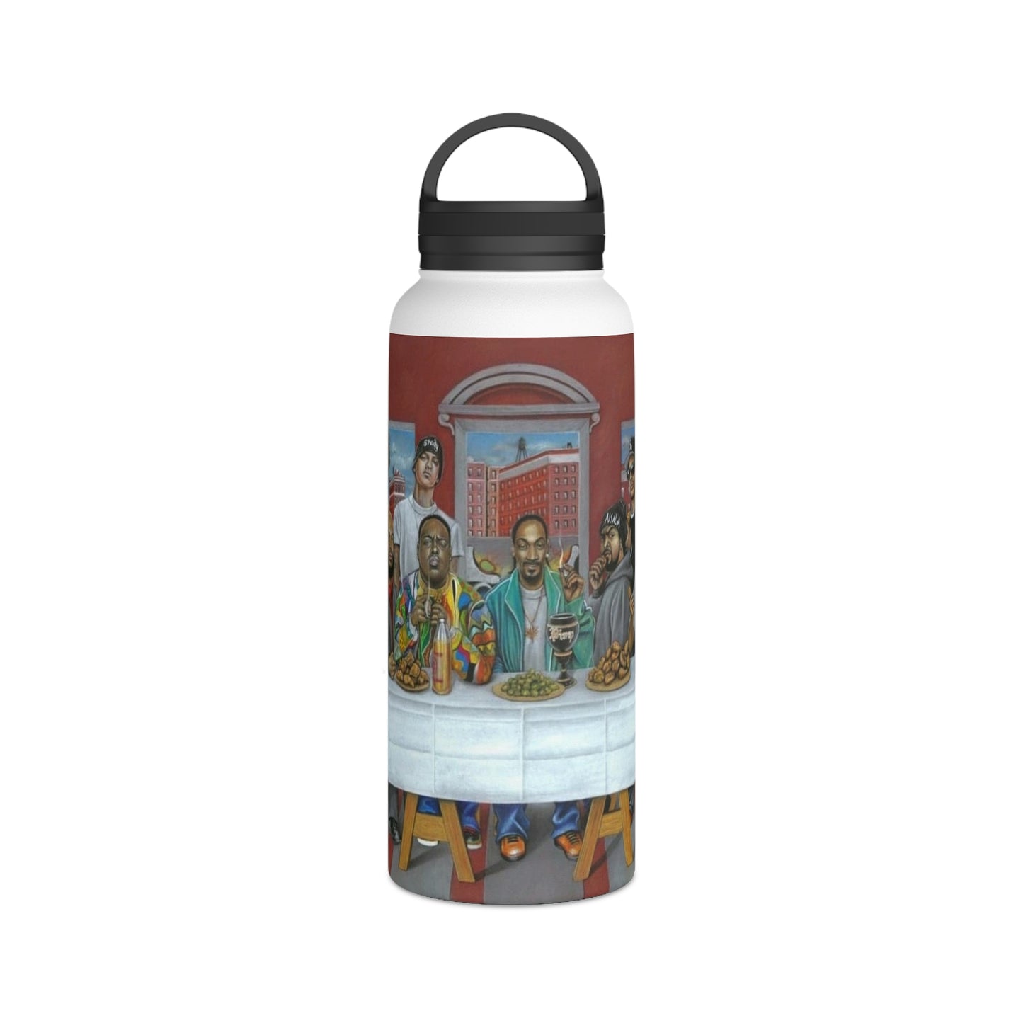 Last Suppa Stainless Steel Water Bottle, Handle Lid