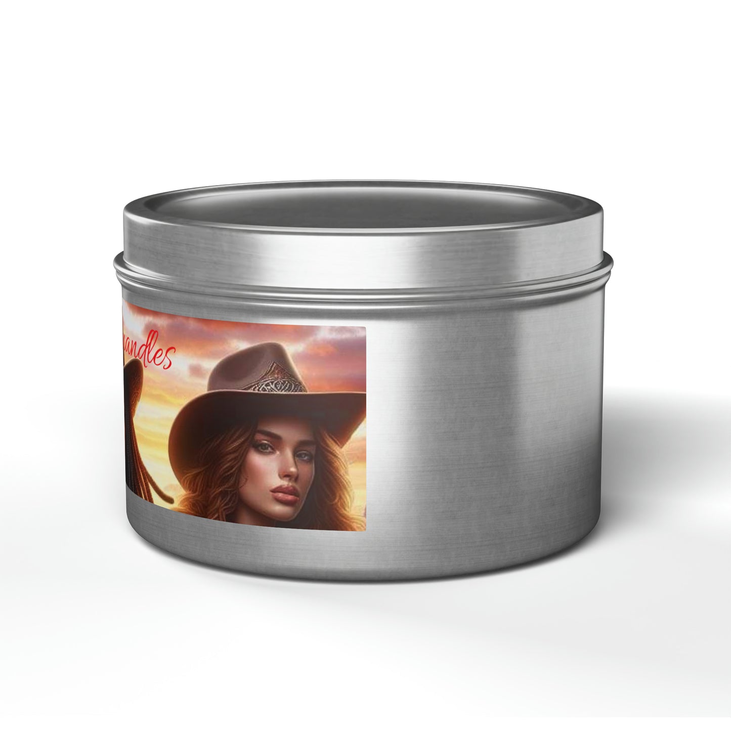 Country Girl Tin Candles