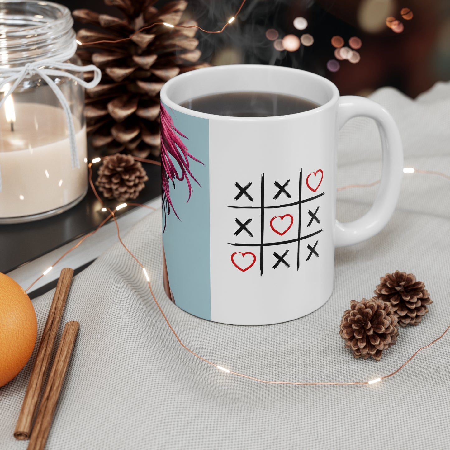 Beautiful African American Ceramic Coffee Cups, 11oz, 15oz