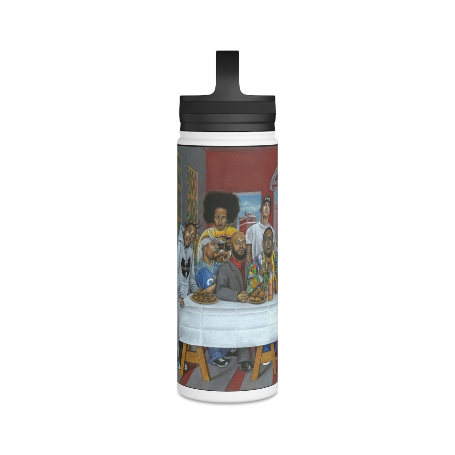Last Suppa Stainless Steel Water Bottle, Handle Lid