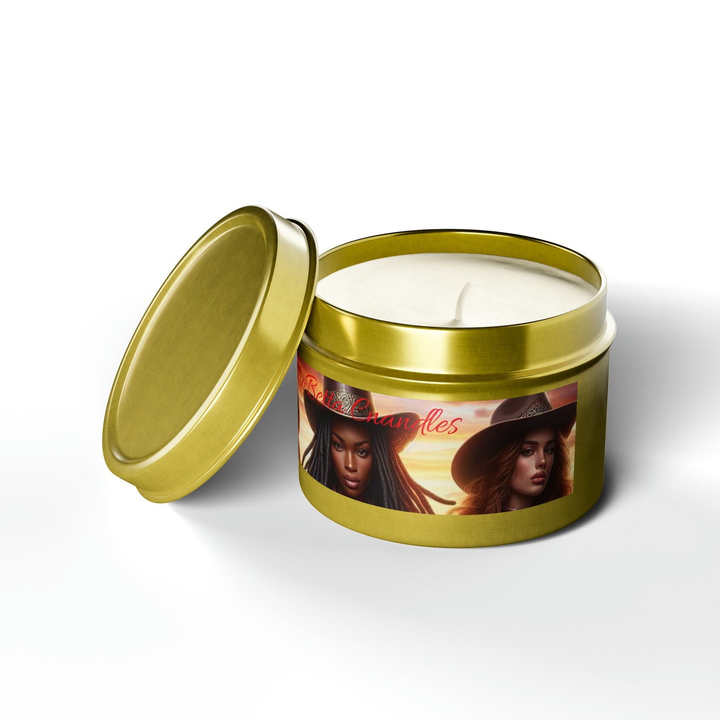 Country Girl Tin Candles