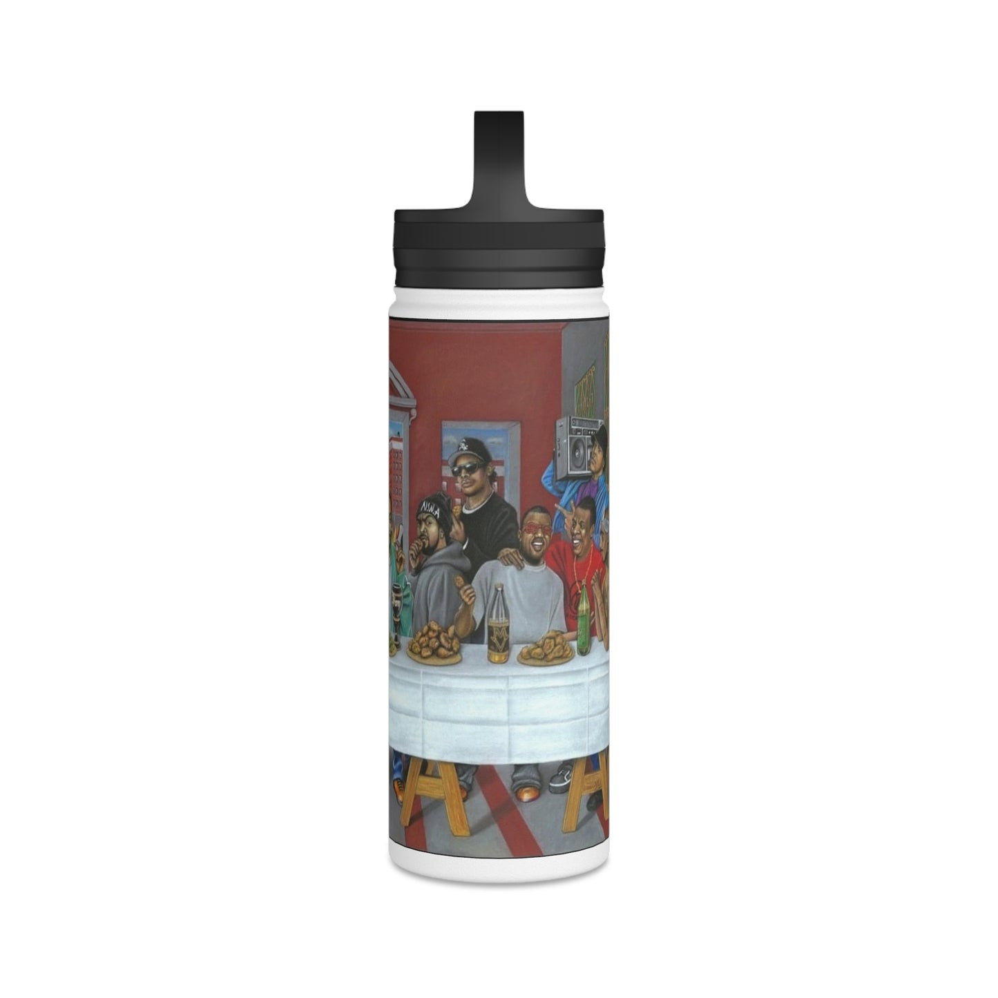 Last Suppa Stainless Steel Water Bottle, Handle Lid