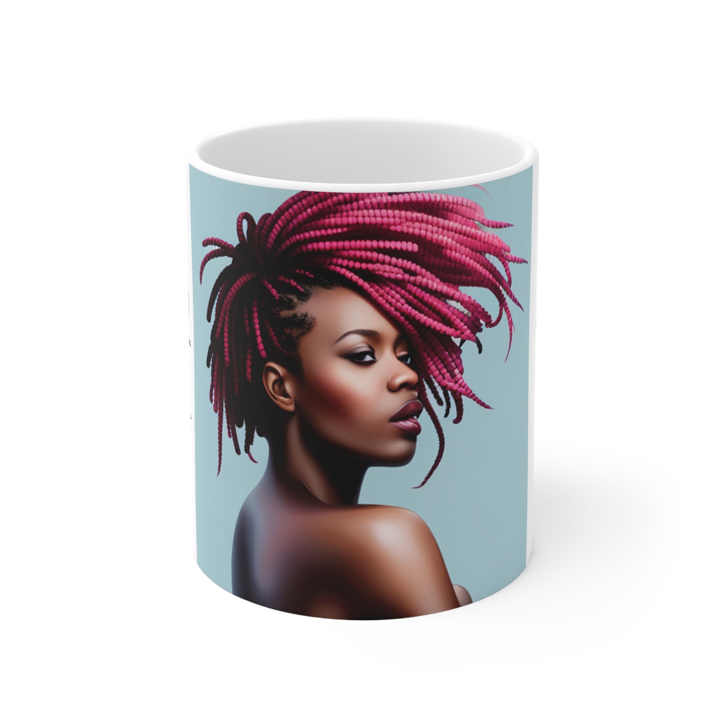 Beautiful African American Ceramic Coffee Cups, 11oz, 15oz