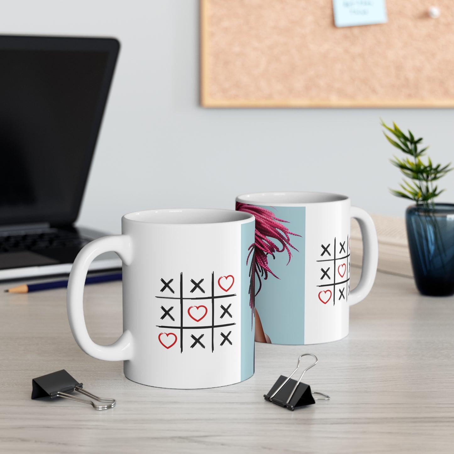 Beautiful African American Ceramic Coffee Cups, 11oz, 15oz