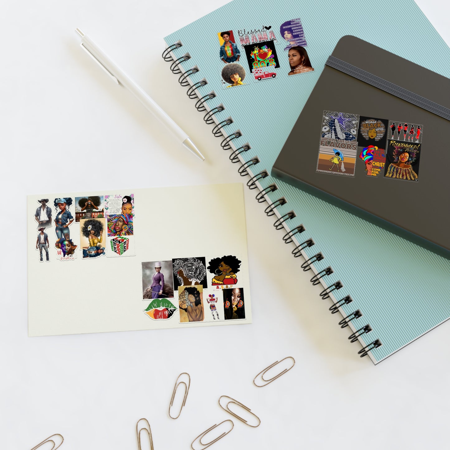 African American Sticker Sheets