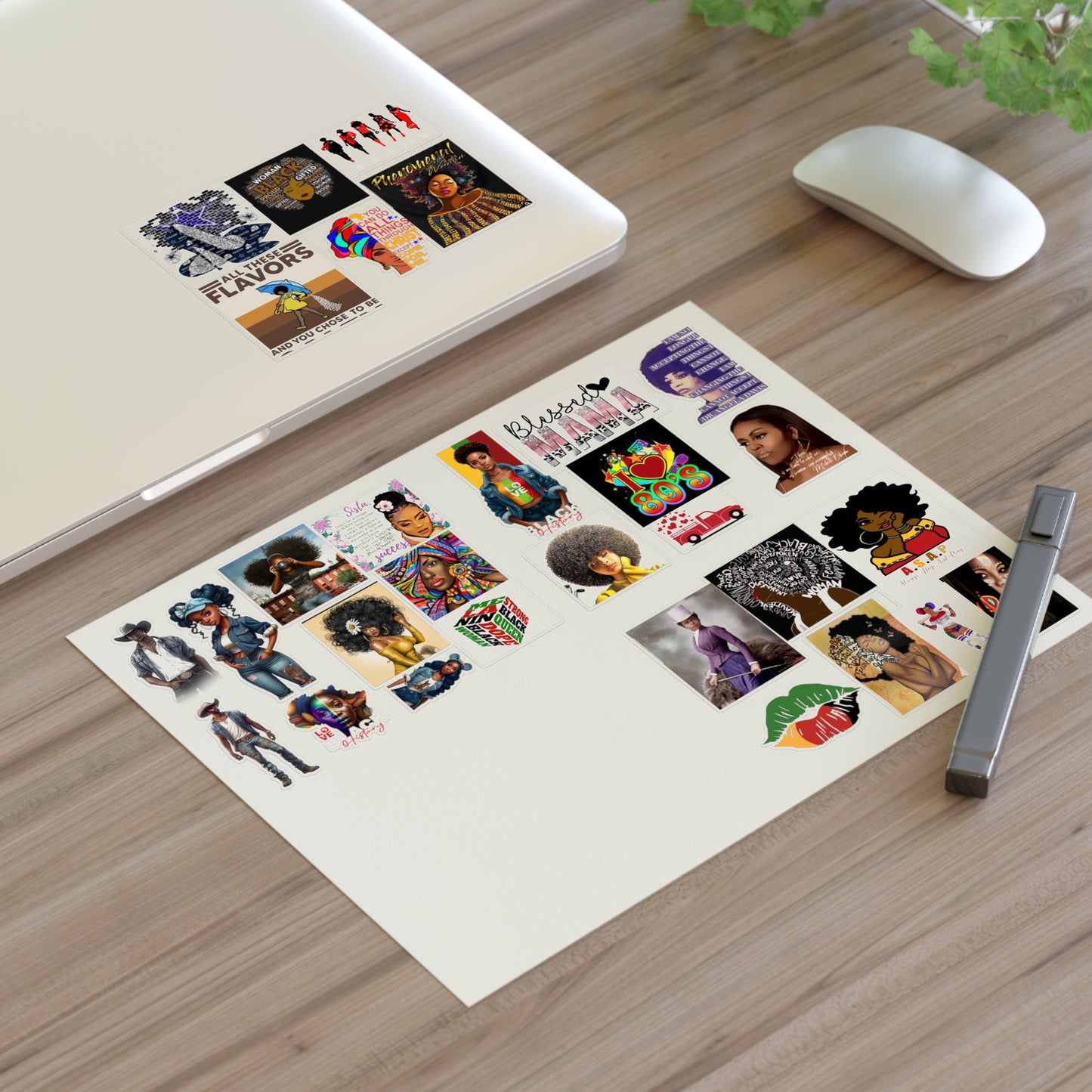 African American Sticker Sheets