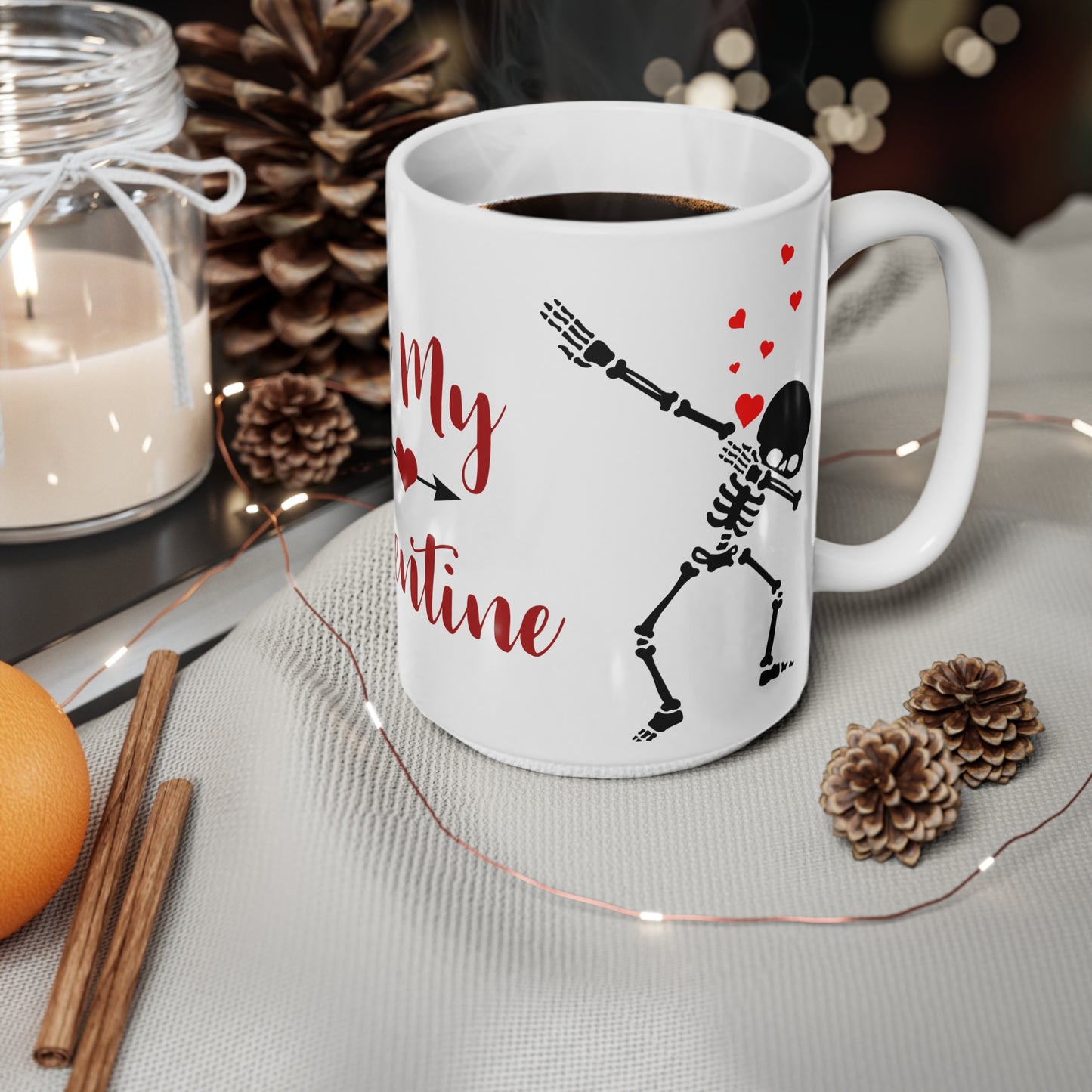 Beautiful Valentines Ceramic Coffee Cups, 11oz, 15oz