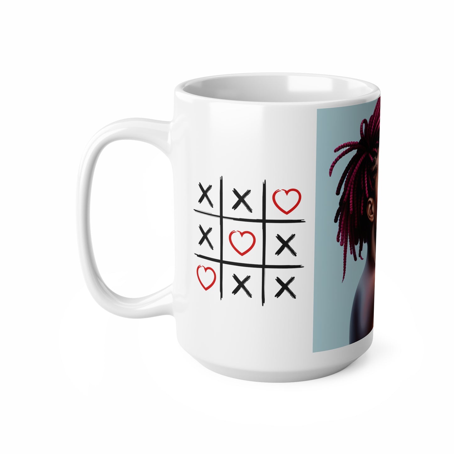 Beautiful African American Ceramic Coffee Cups, 11oz, 15oz