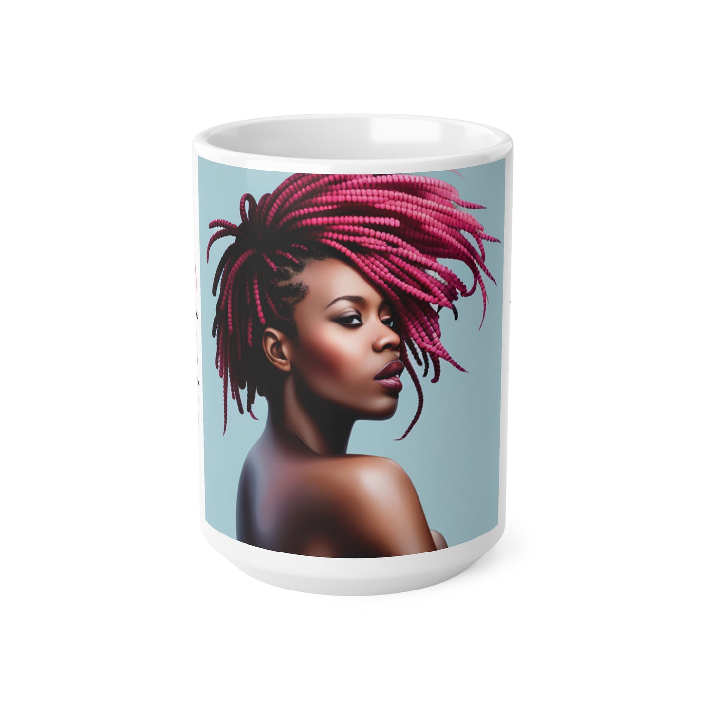 Beautiful African American Ceramic Coffee Cups, 11oz, 15oz