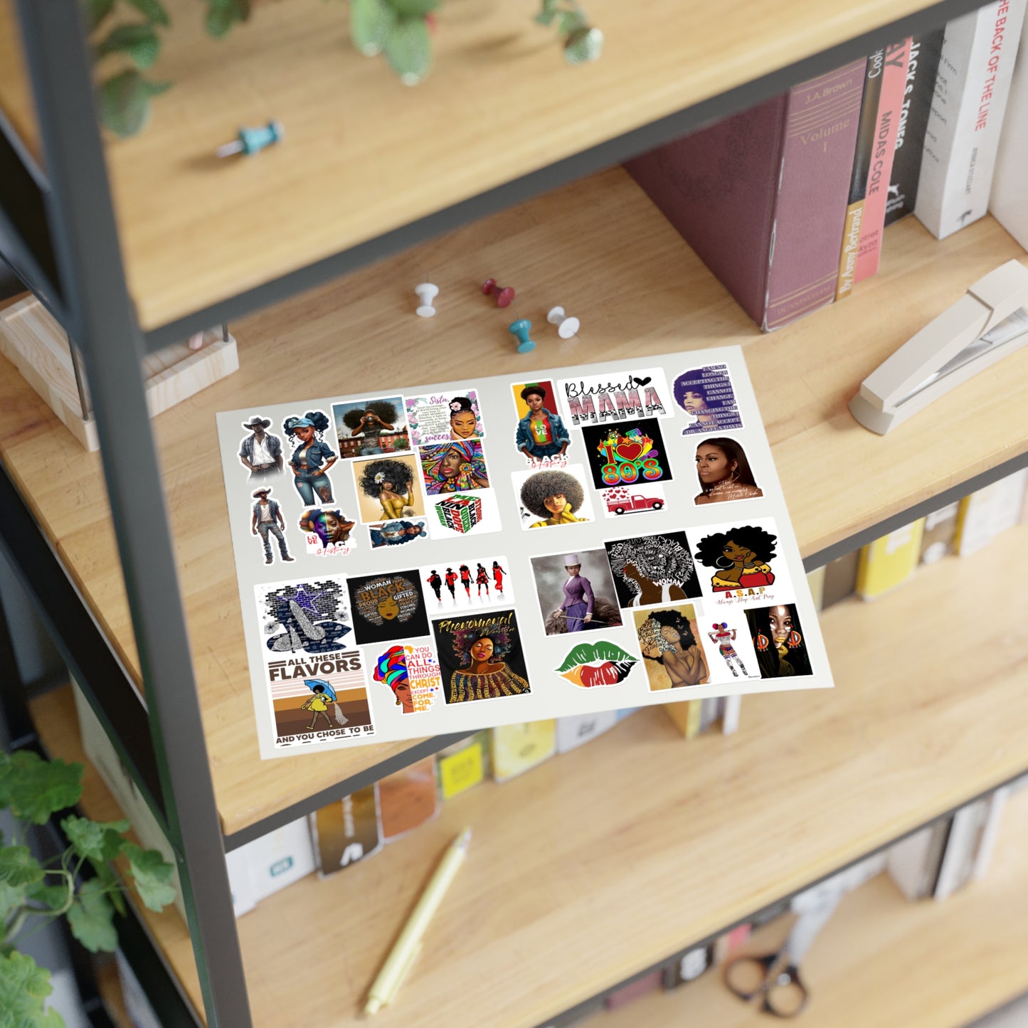 African American Sticker Sheets