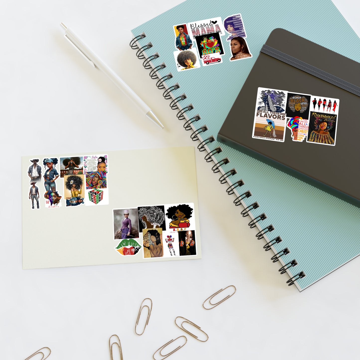 African American Sticker Sheets