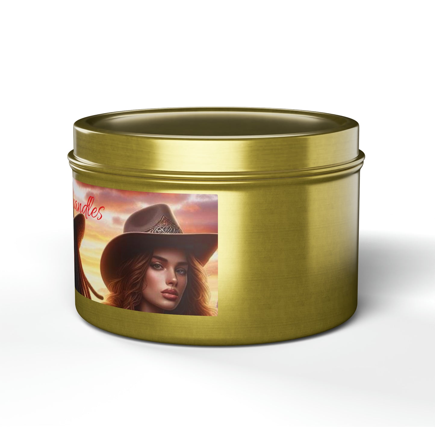 Country Girl Tin Candles