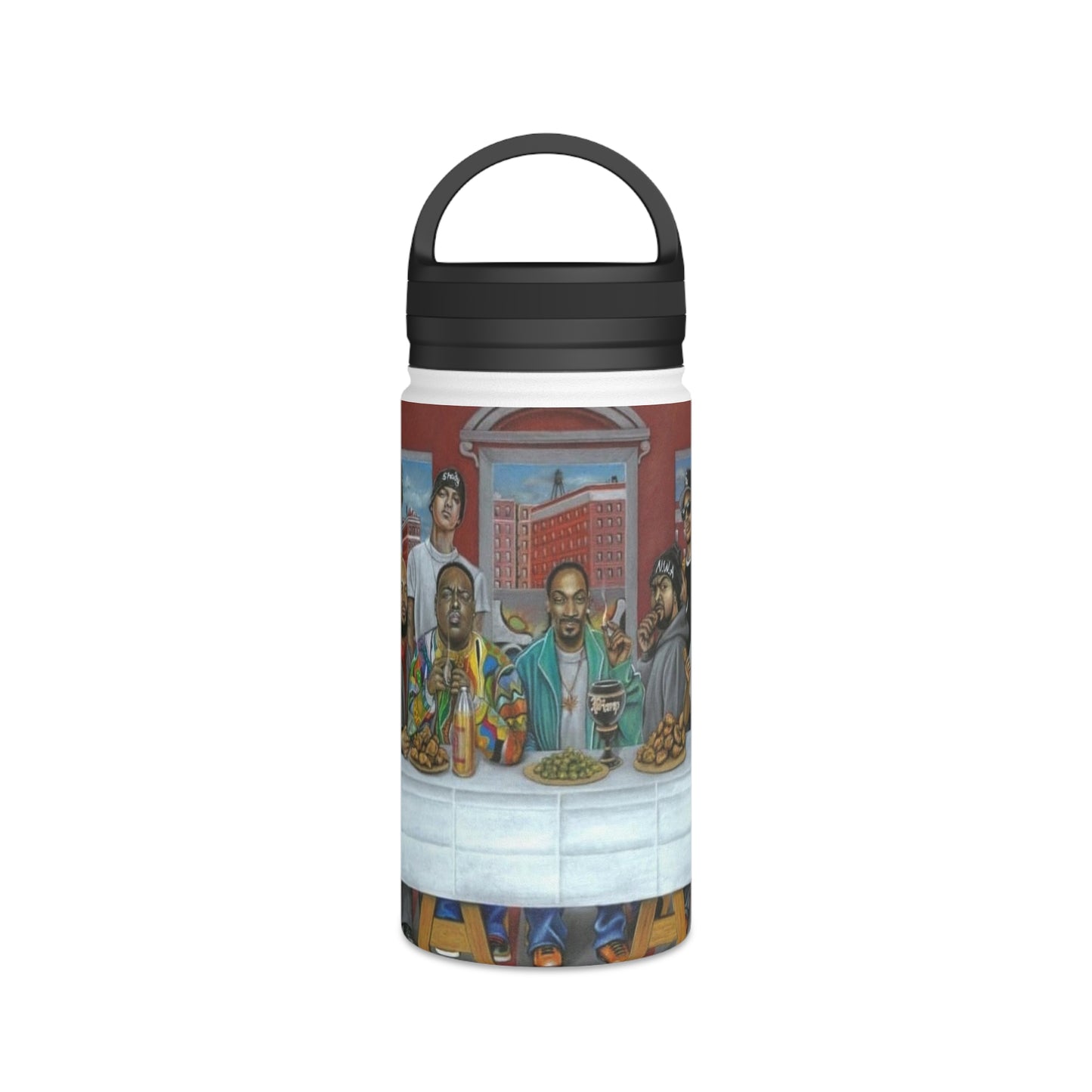 Last Suppa Stainless Steel Water Bottle, Handle Lid
