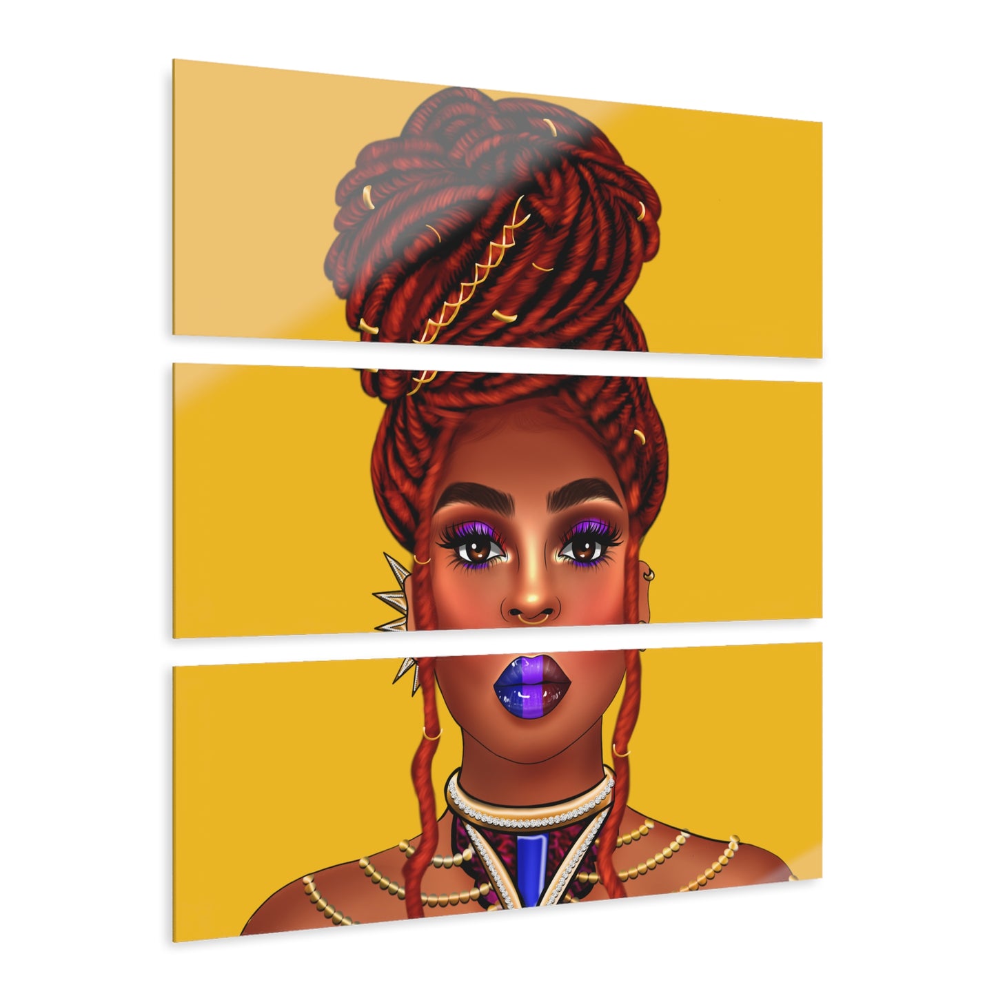 Queen Status Acrylic Prints (Triptych)