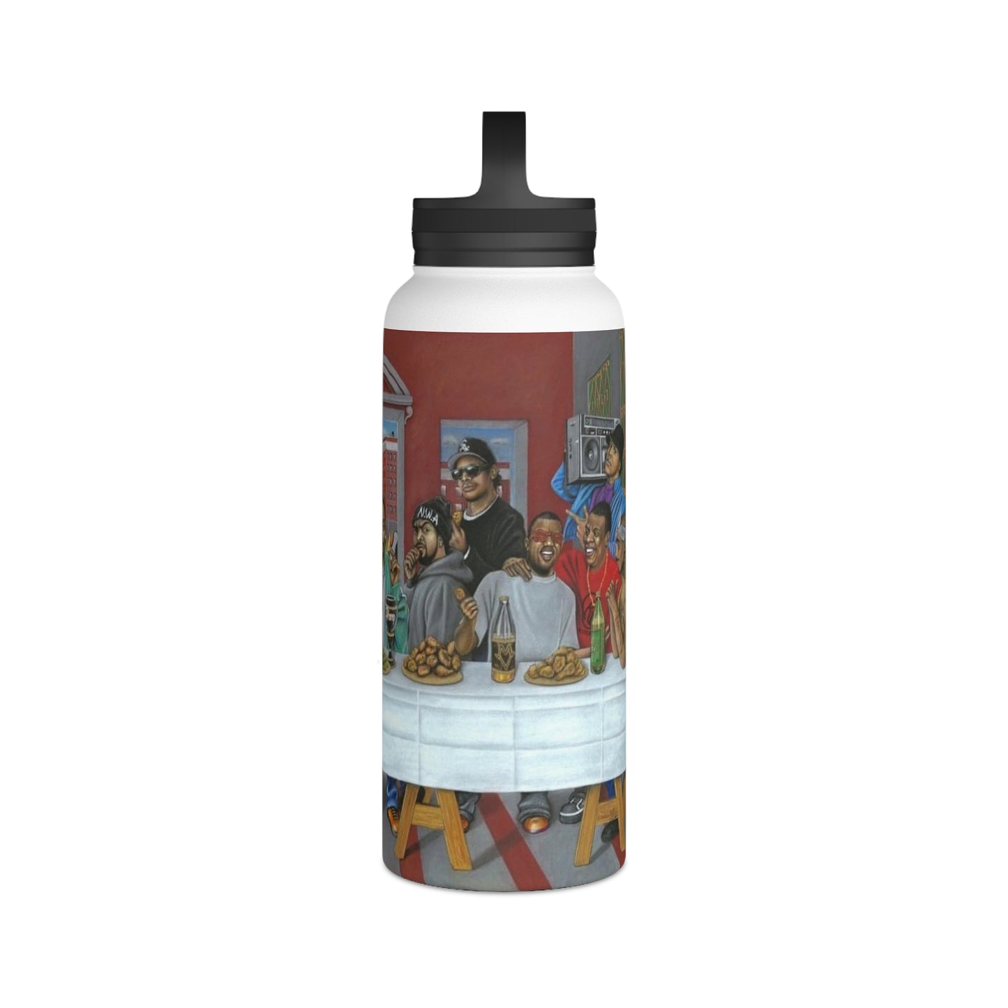 Last Suppa Stainless Steel Water Bottle, Handle Lid
