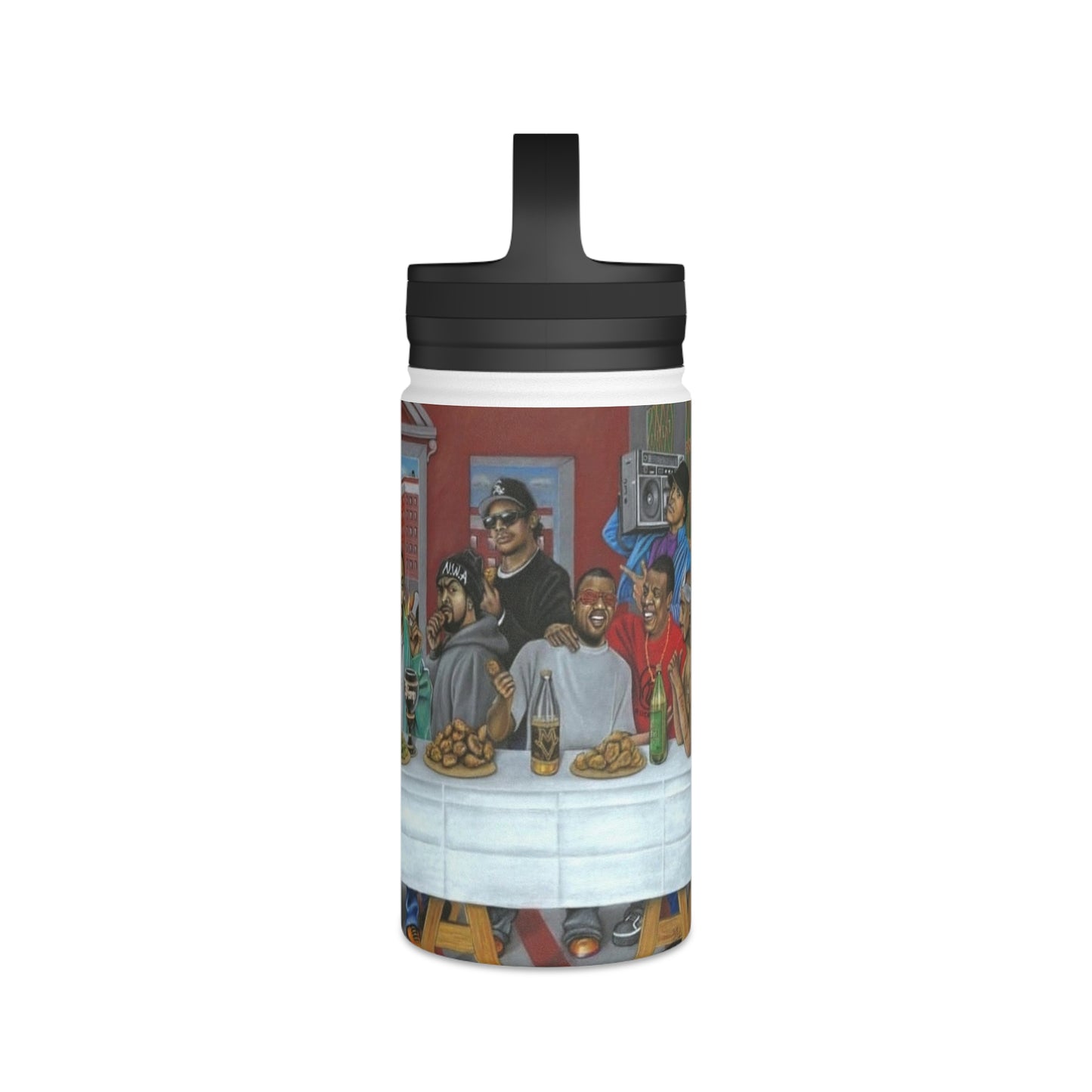 Last Suppa Stainless Steel Water Bottle, Handle Lid