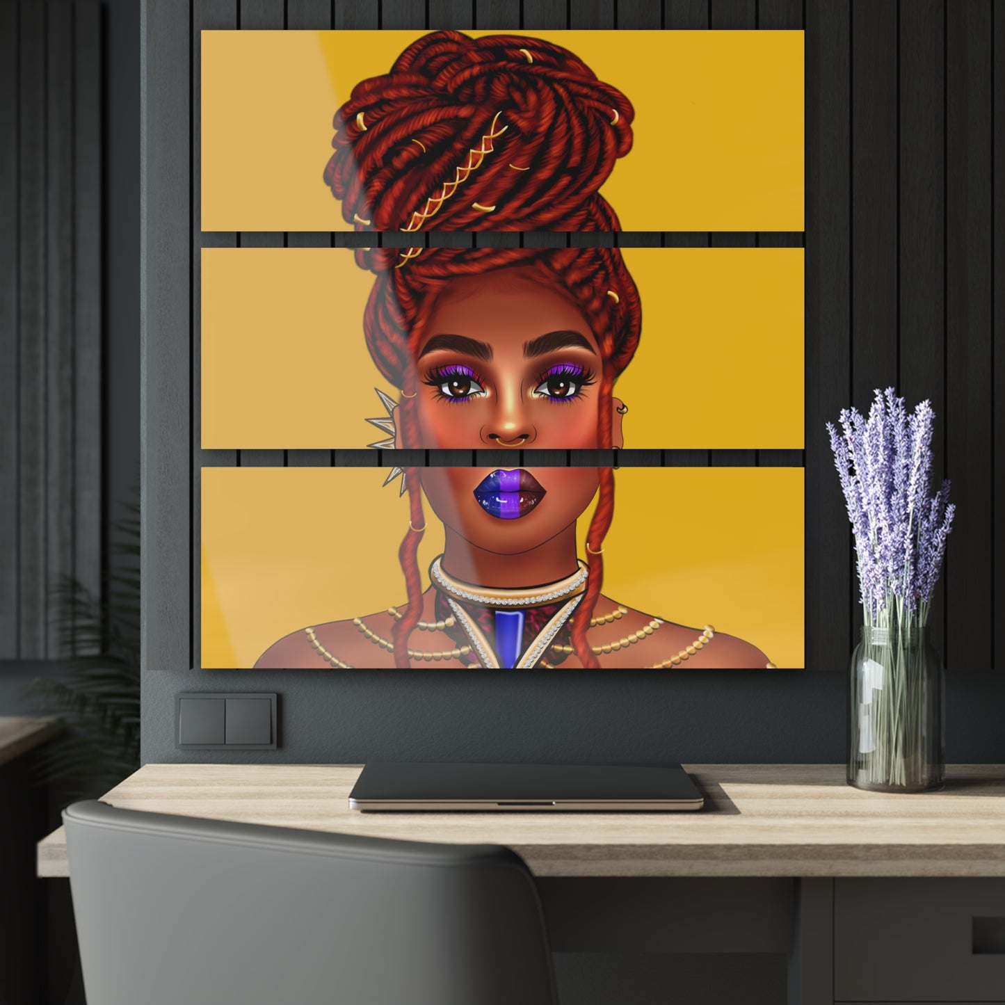 Queen Status Acrylic Prints (Triptych)
