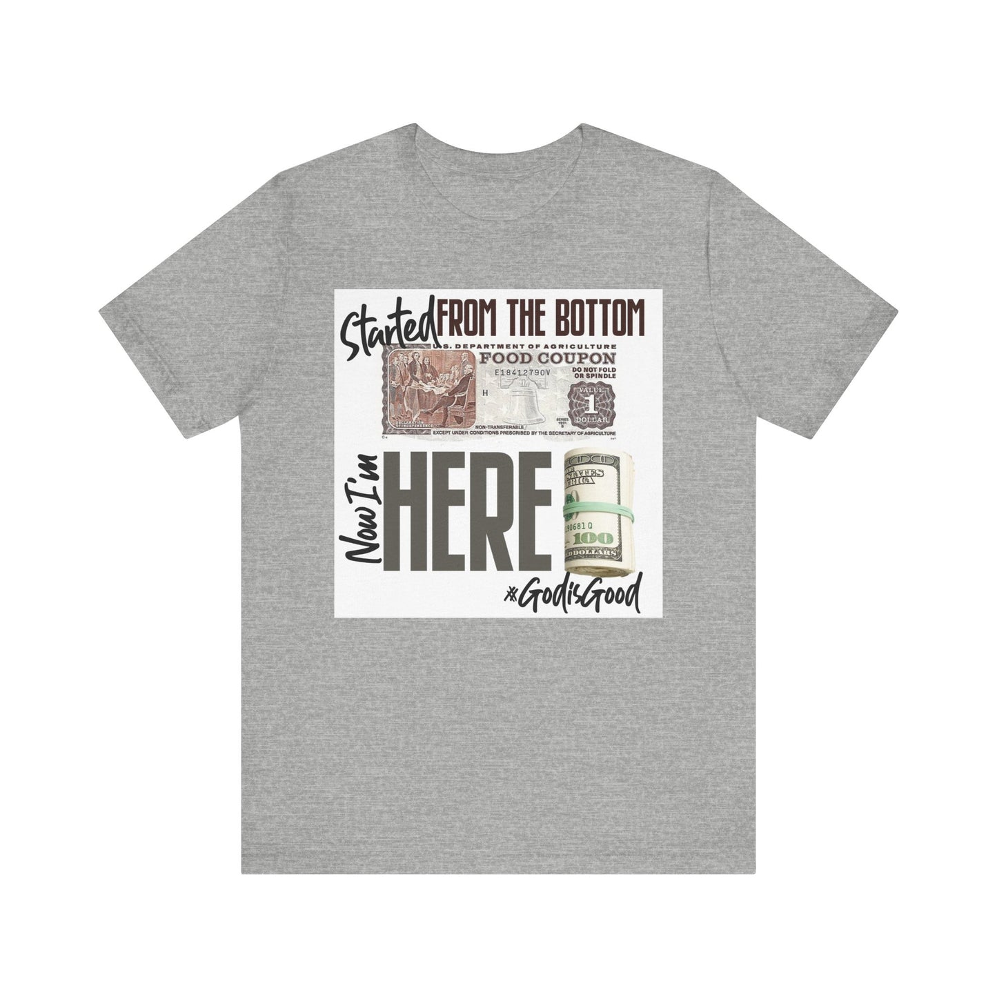 Started From the Bottom Now We Here Unisex Jersey Short Sleeve Tee