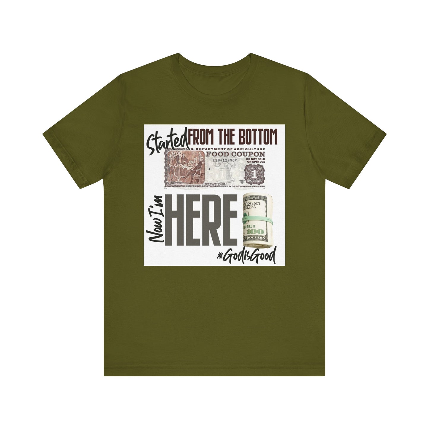 Started From the Bottom Now We Here Unisex Jersey Short Sleeve Tee