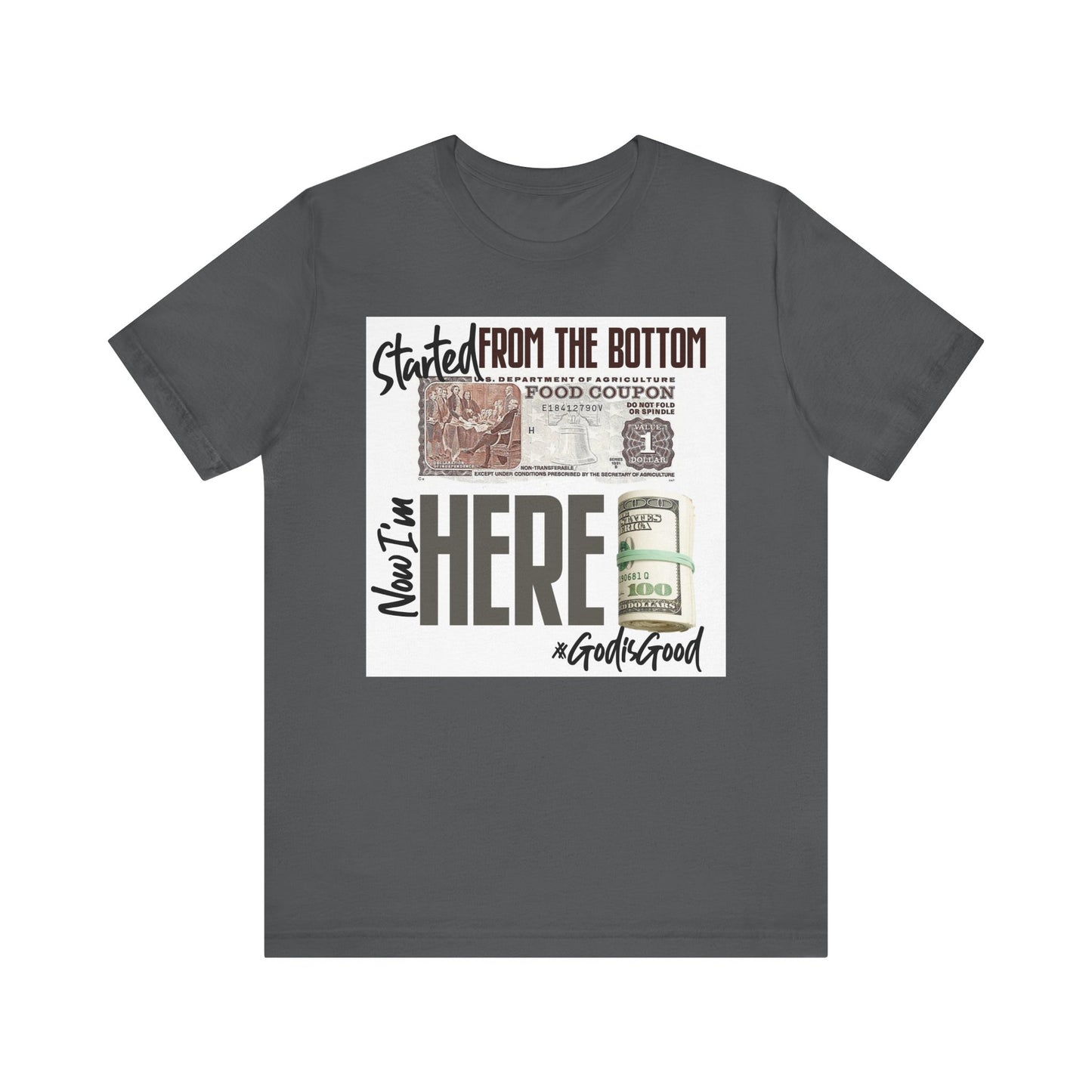 Started From the Bottom Now We Here Unisex Jersey Short Sleeve Tee