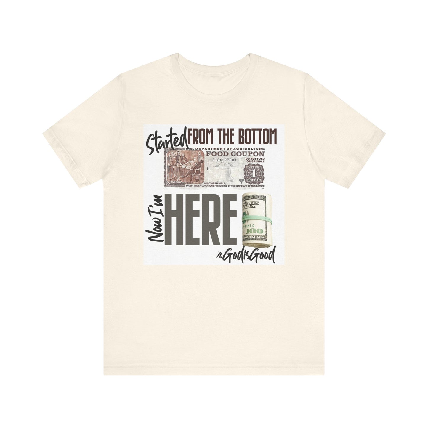 Started From the Bottom Now We Here Unisex Jersey Short Sleeve Tee
