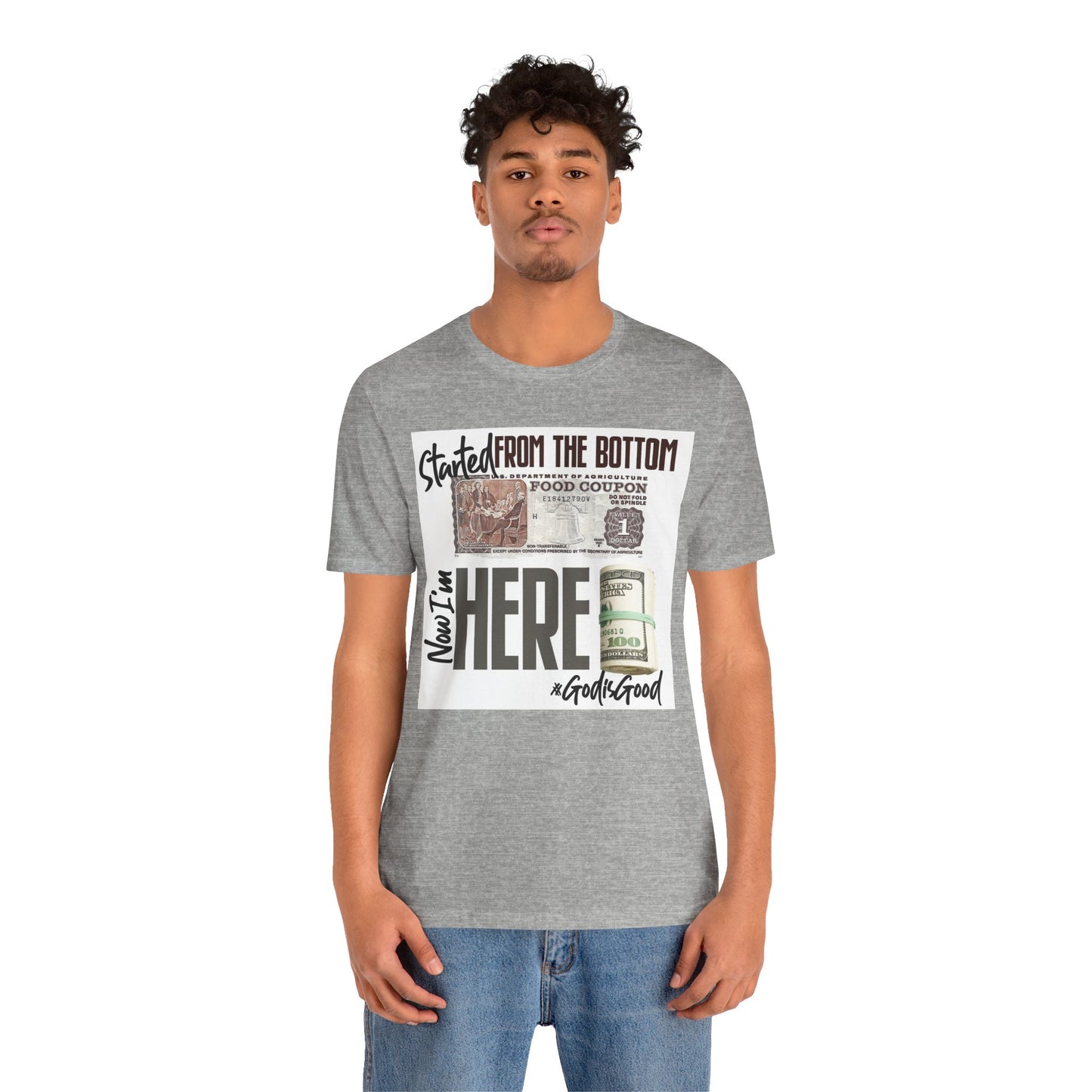 Started From the Bottom Now We Here Unisex Jersey Short Sleeve Tee