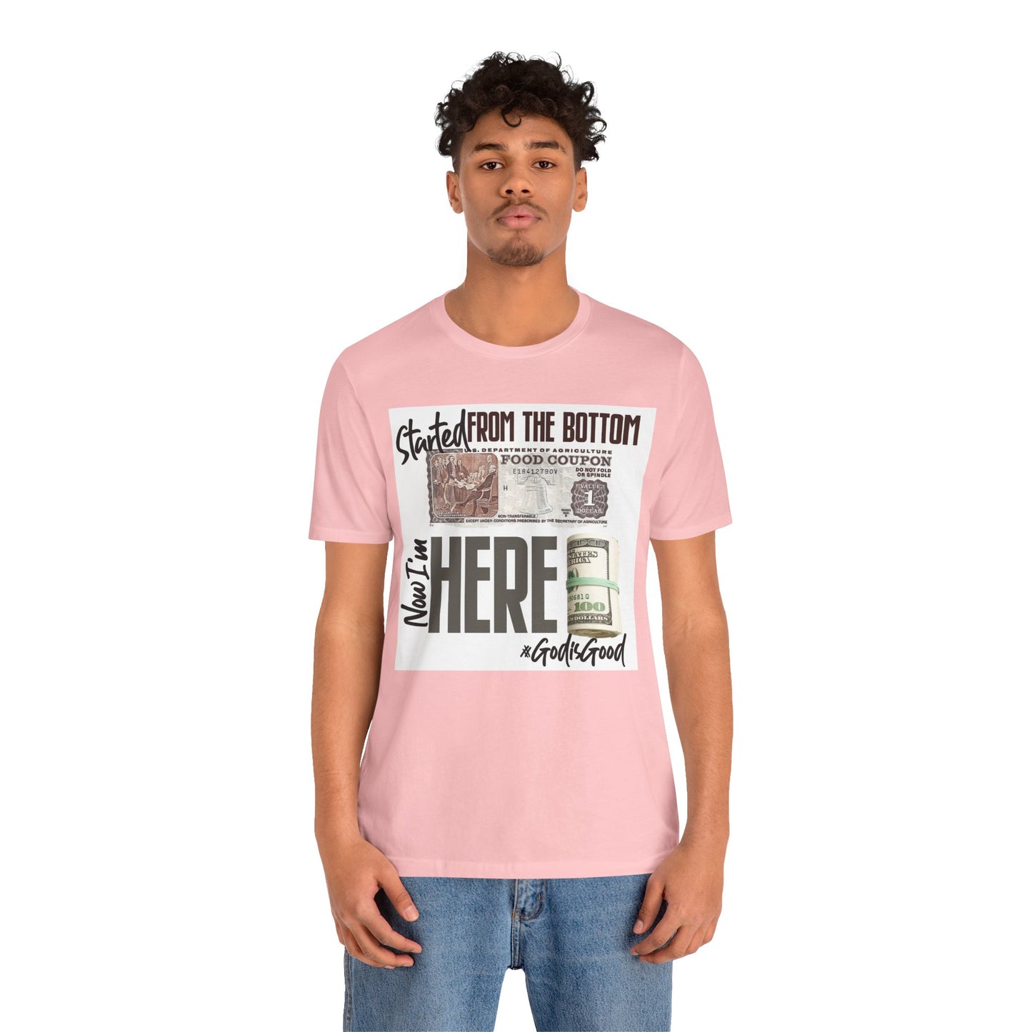 Started From the Bottom Now We Here Unisex Jersey Short Sleeve Tee