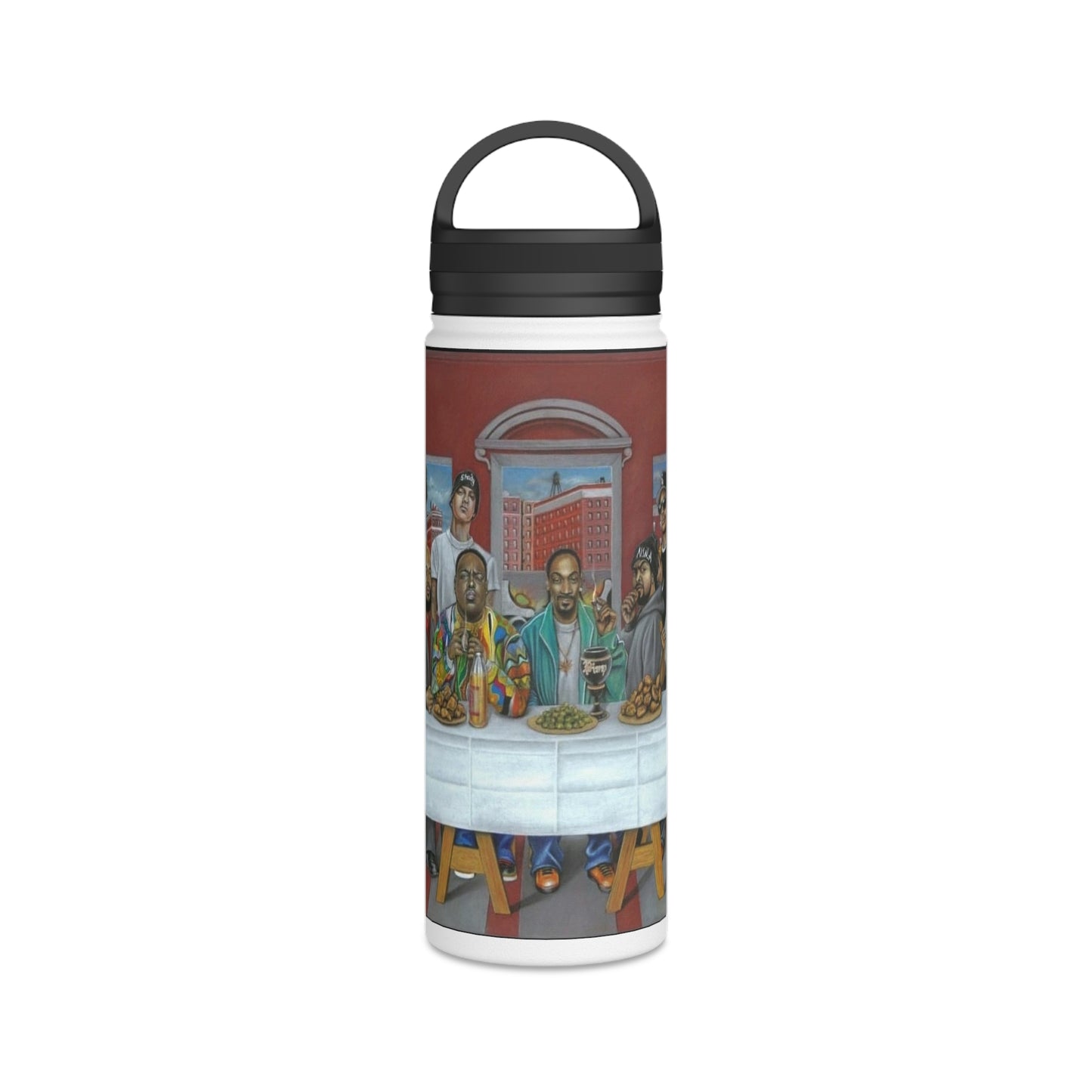 Last Suppa Stainless Steel Water Bottle, Handle Lid
