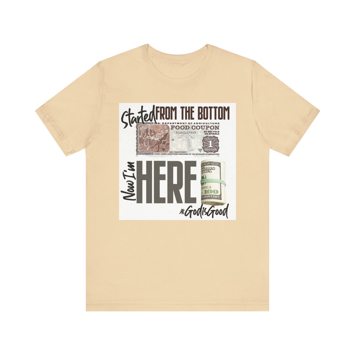 Started From the Bottom Now We Here Unisex Jersey Short Sleeve Tee