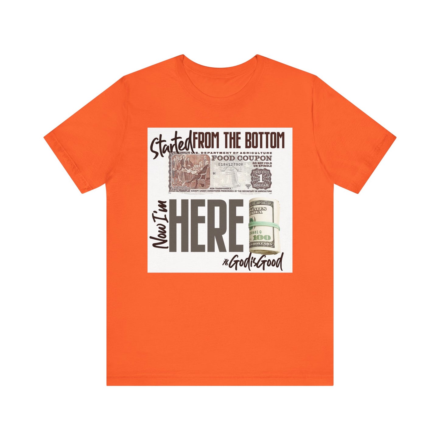 Started From the Bottom Now We Here Unisex Jersey Short Sleeve Tee