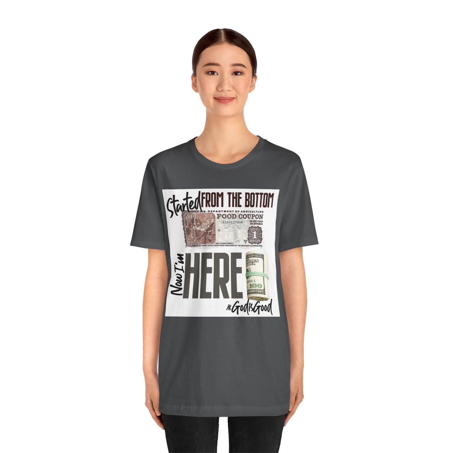 Started From the Bottom Now We Here Unisex Jersey Short Sleeve Tee